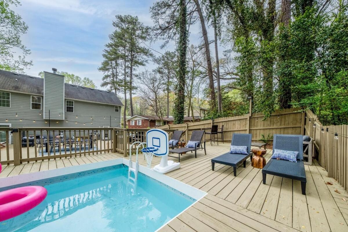 Atl Patio Paradise Pool, Hottub, Theater, Gmrm, B-ball Holiday home Atlanta